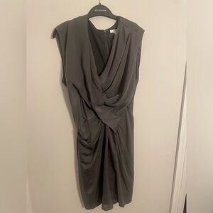 Helmut Lang Grey Mini Dress